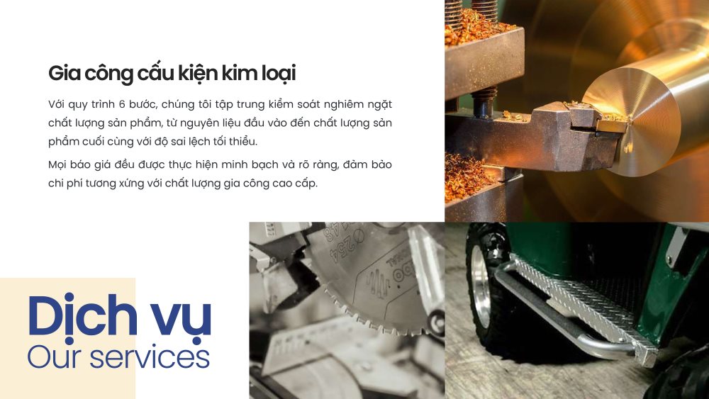 Tại sao doanh nghiệp nên chọn dịch vụ gia công cấu kiện kim loại của GOCA? 
