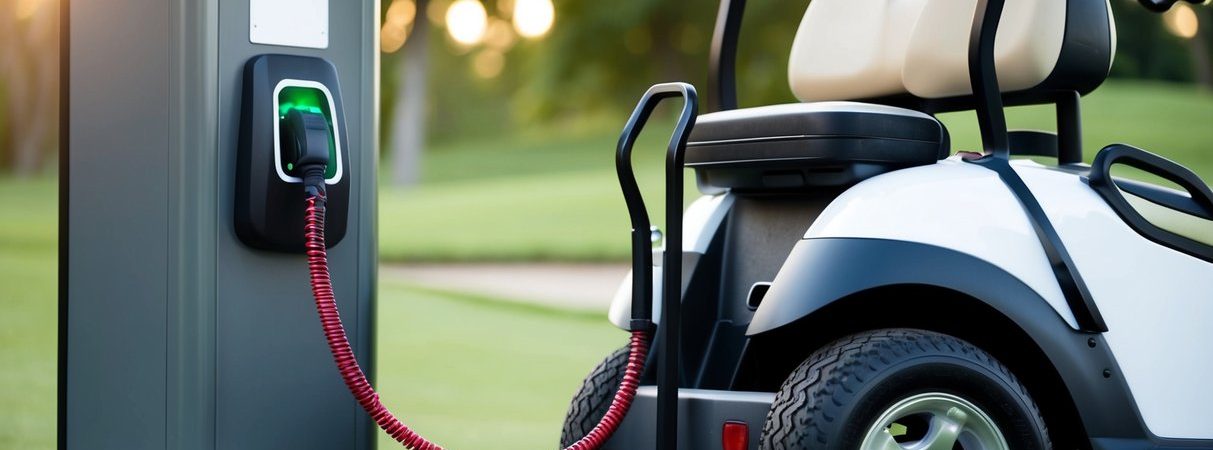 Cách sạc pin xe golf