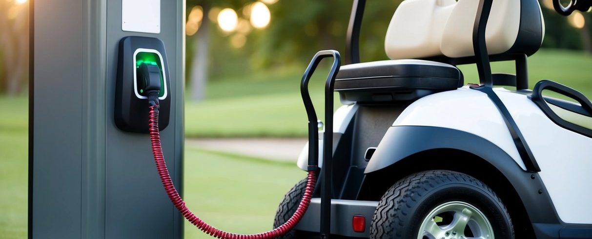 Cách sạc pin xe golf
