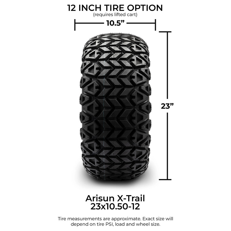 Cách đọc các thông số trên lốp xe golf bằng Hệ số đo Inch